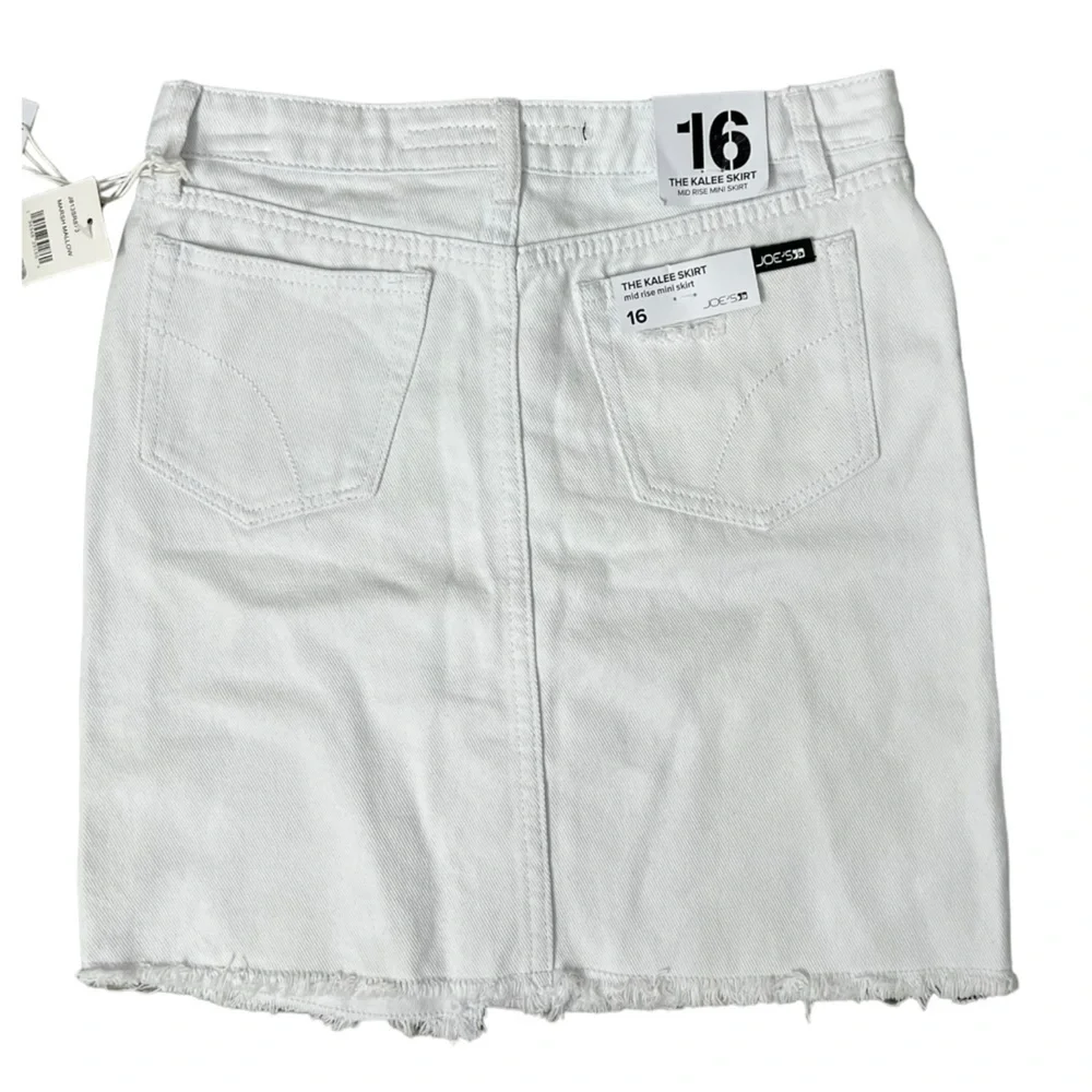 Joe's Marshmallow The Kalee Mid Rise Mini Skirt - Size 16